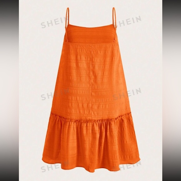 Light Weight Orange Summer Dress - Picture 2 of 5